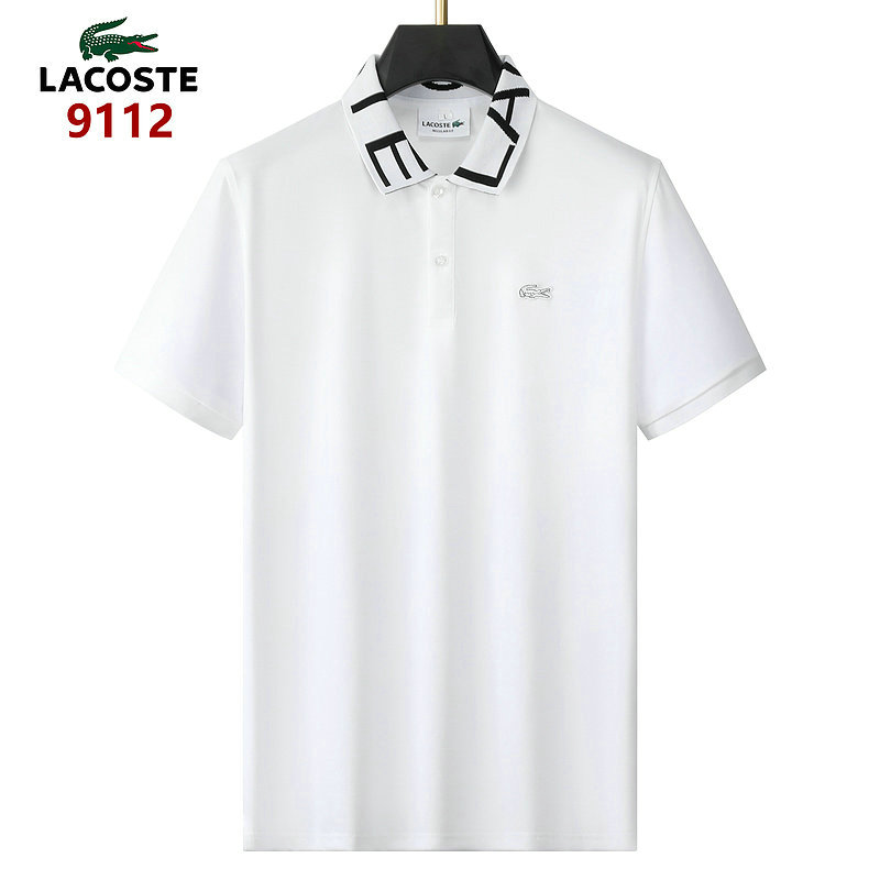Wholesale Cheap Lacoste Short Sleeve Lapel T Shirts for Sale