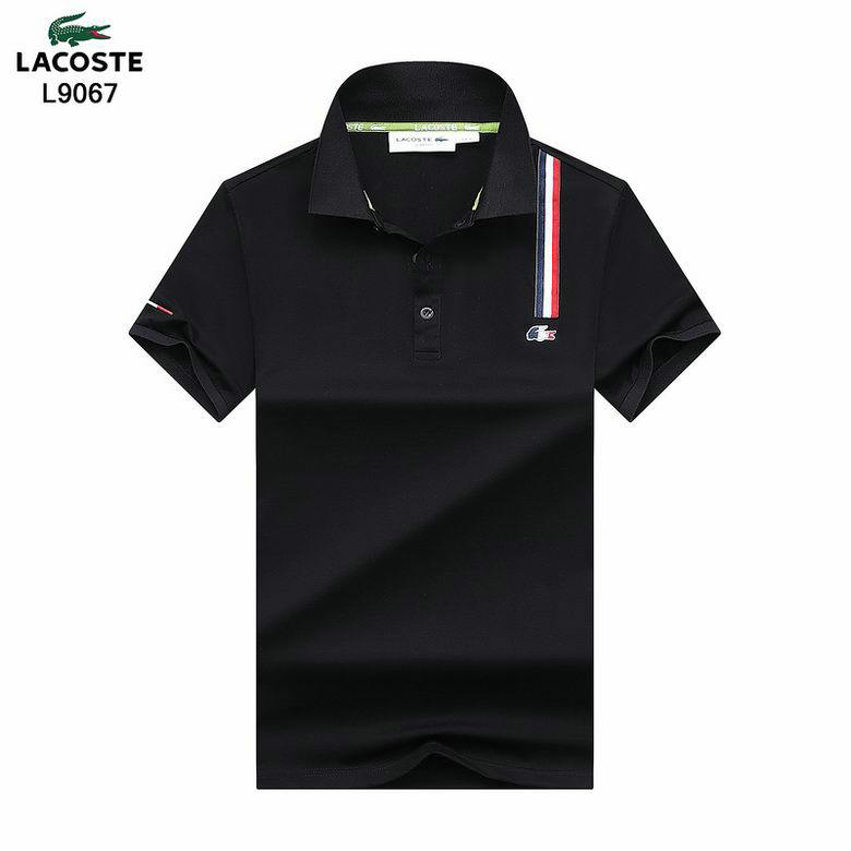 Wholesale Cheap Lacoste Shorts Sleeve Lapel T Shirts for Sale