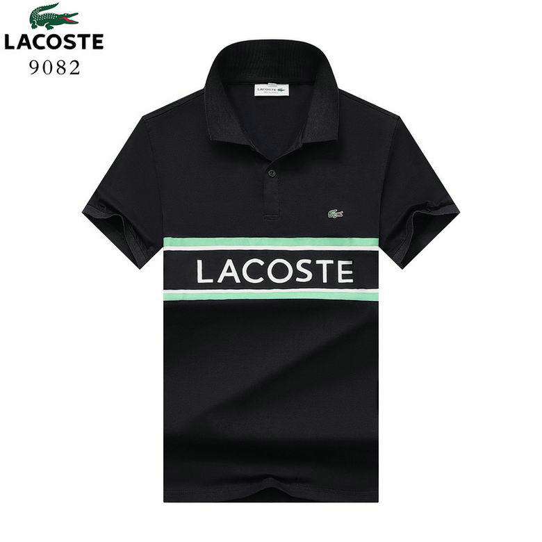 Wholesale Cheap Lacoste Shorts Sleeve Lapel T Shirts for Sale