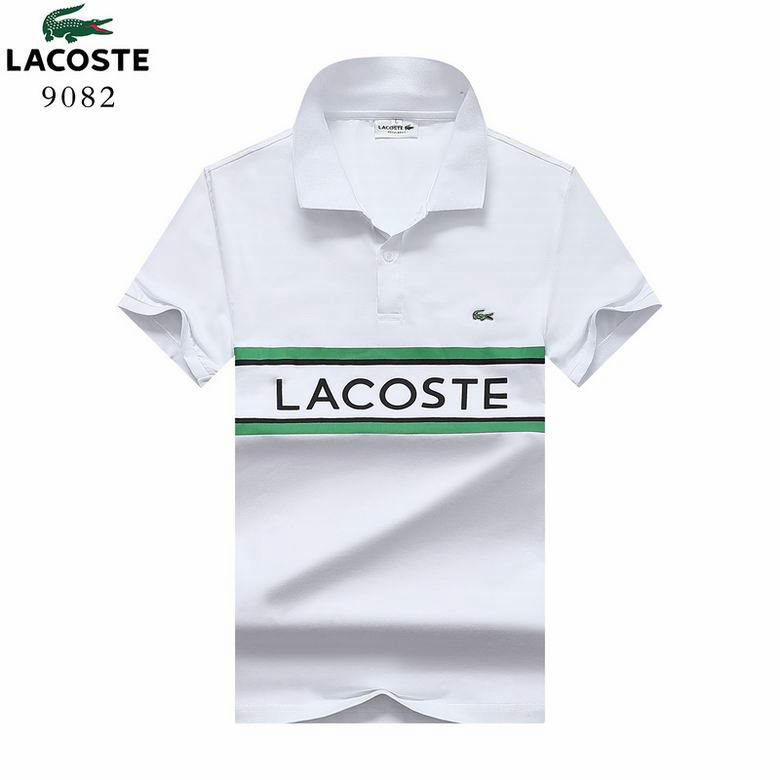Wholesale Cheap Lacoste Shorts Sleeve Lapel T Shirts for Sale