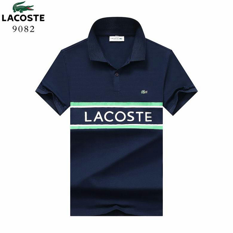 Wholesale Cheap Lacoste Shorts Sleeve Lapel T Shirts for Sale