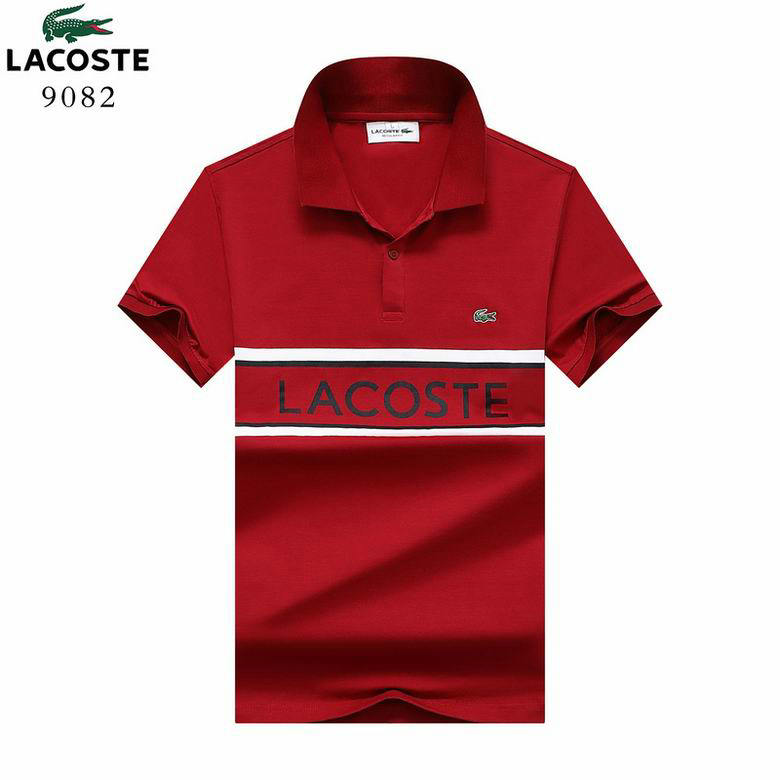 Wholesale Cheap Lacoste Shorts Sleeve Lapel T Shirts for Sale