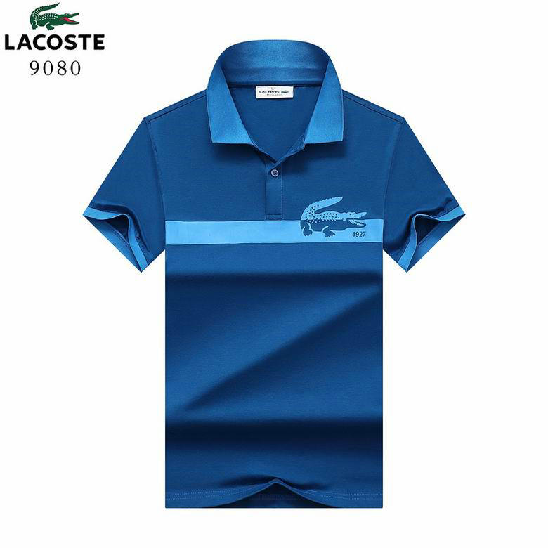 Wholesale Cheap Lacoste Shorts Sleeve Lapel T Shirts for Sale