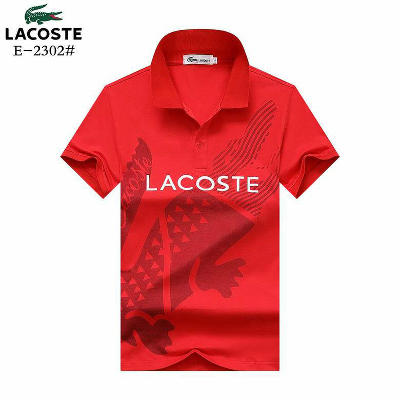 Wholesale Cheap Lacoste Shorts Sleeve Lapel T Shirts for Sale