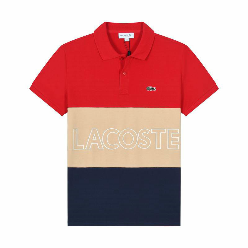 Wholesale Cheap Lacoste Short Sleeve Lapel T shirts for Sale