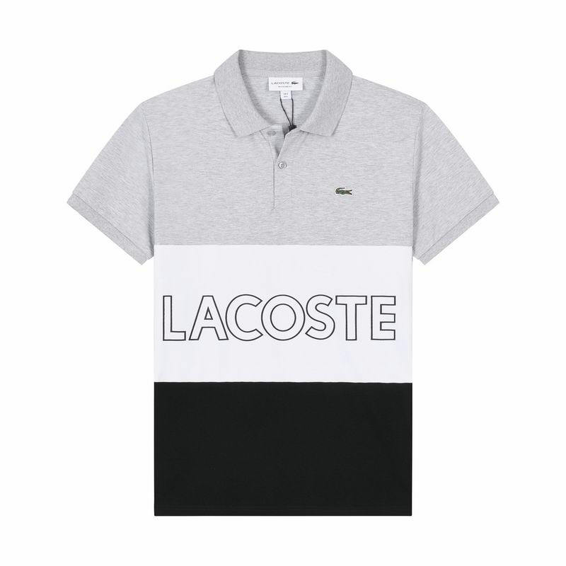 Wholesale Cheap Lacoste Short Sleeve Lapel T shirts for Sale