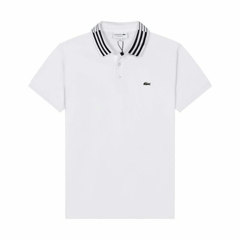Wholesale Cheap Lacoste Short Sleeve Lapel T shirts for Sale