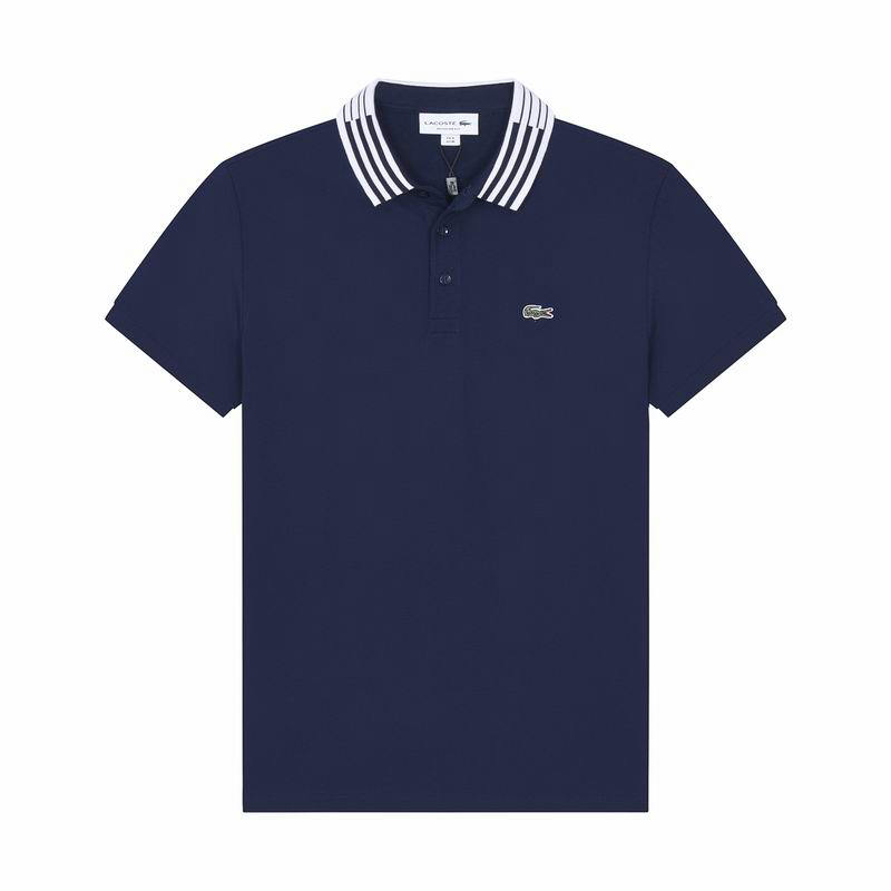 Wholesale Cheap Lacoste Short Sleeve Lapel T shirts for Sale
