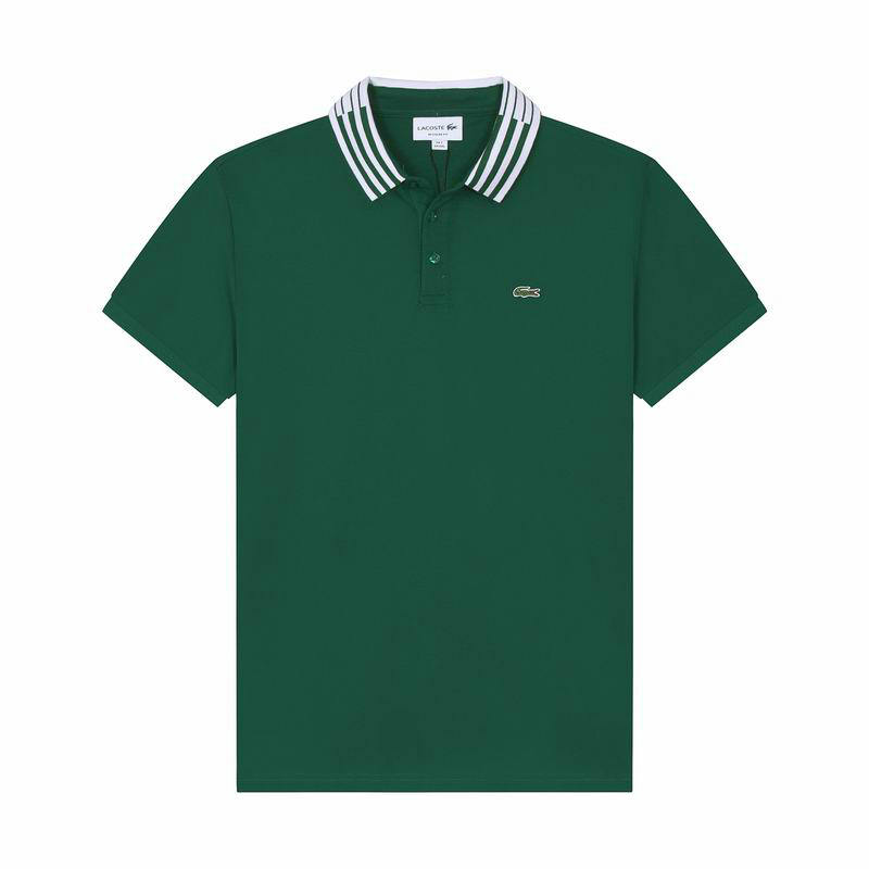 Wholesale Cheap Lacoste Short Sleeve Lapel T shirts for Sale