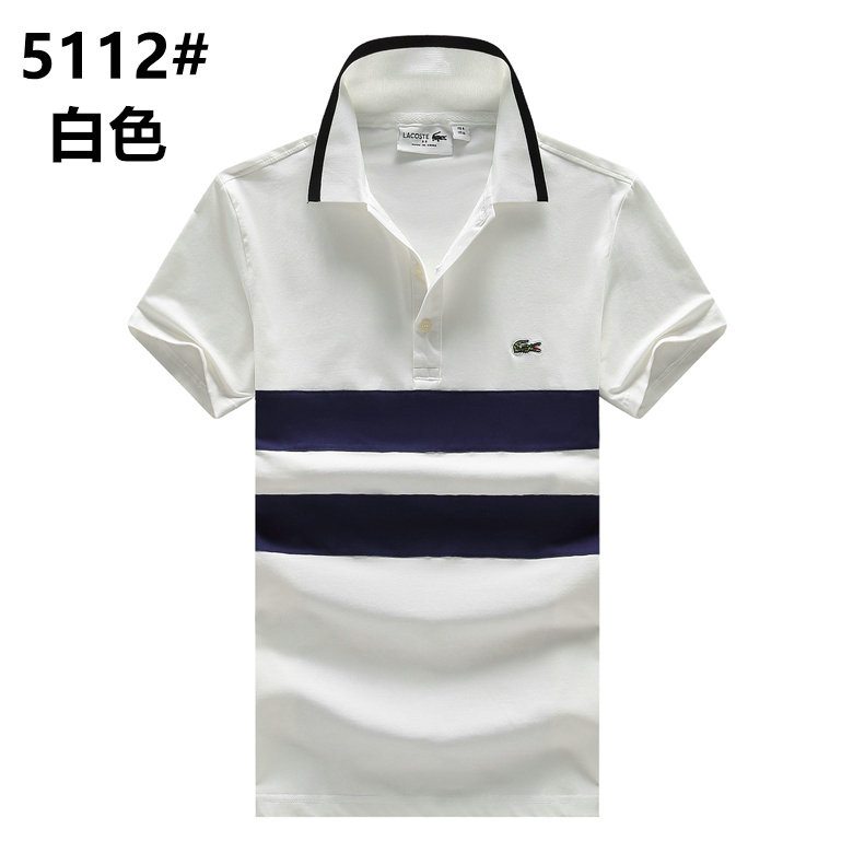 Wholesale Cheap Lacoste Shorts Sleeve Lapel T Shirts for Sale