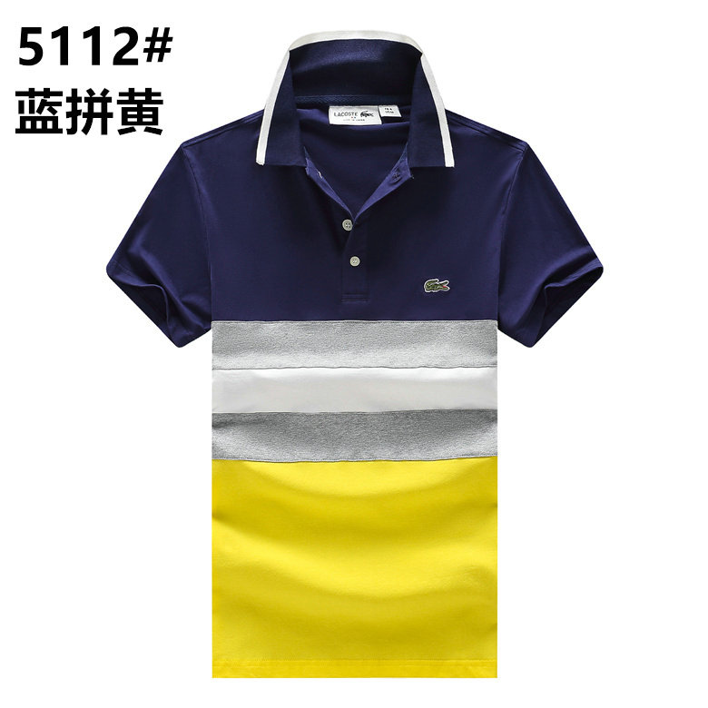 Wholesale Cheap Lacoste Shorts Sleeve Lapel T Shirts for Sale