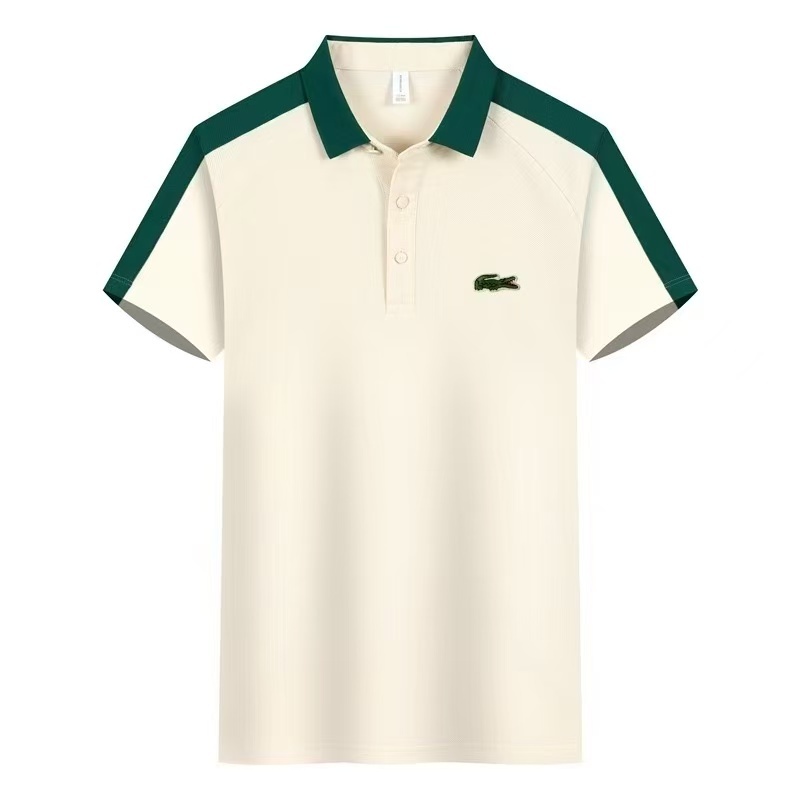 Wholesale High-quality Cheap Lacoste Short Sleeve Lapel Replica Designer T-Shirts for sale