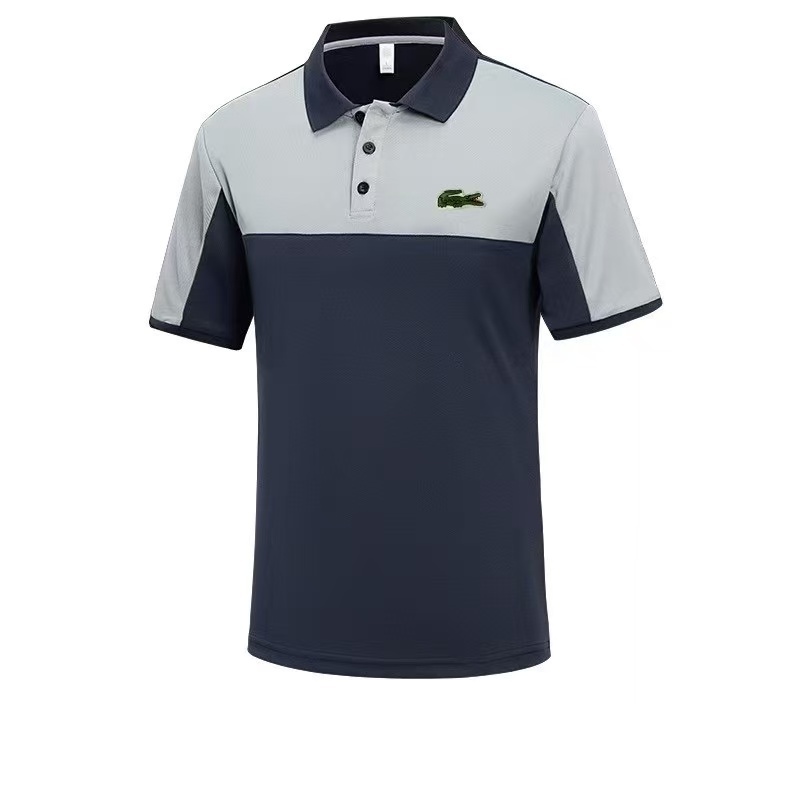 Wholesale High-quality Cheap Lacoste Short Sleeve Lapel Replica Designer T-Shirts for sale