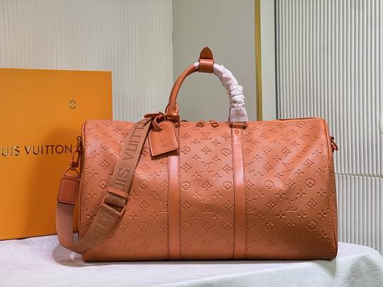 Wholesale Cheap Replica Loui Vuitton Leather Keepall Bandoulière 50 bags for Sale