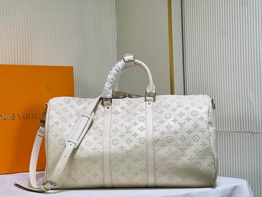 Wholesale Cheap Replica Loui Vuitton Leather Keepall Bandoulière 50 bags for Sale