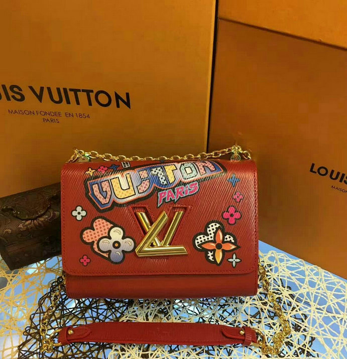 Wholesale AAA Fashion Louis Vuitton Twist Mm Epi Leather Handbags For Women