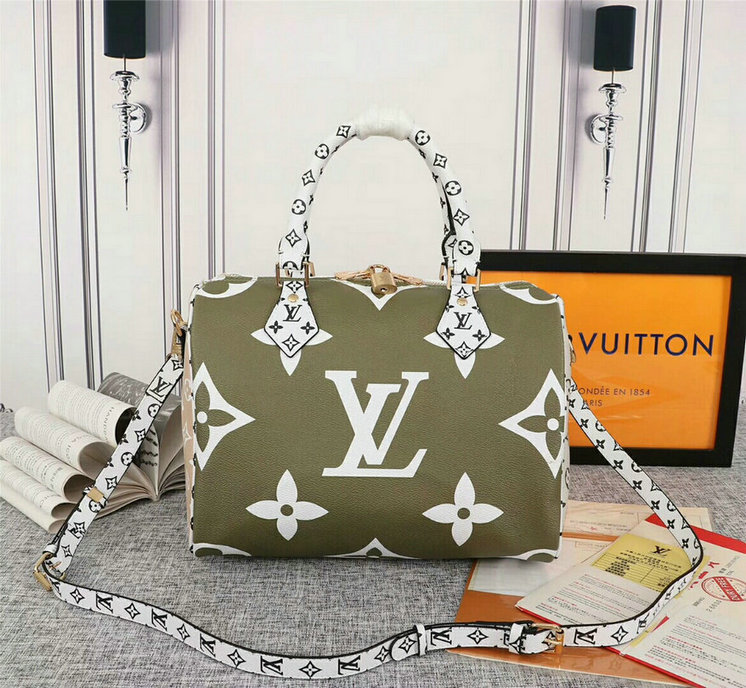 Wholesale Cheap Louis Vuitton Monogram Giant Speedy Bandouliere 30 bags for sale