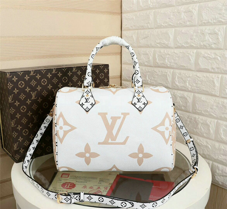 Wholesale Cheap Louis Vuitton Monogram Giant Speedy Bandouliere 30 bags for sale