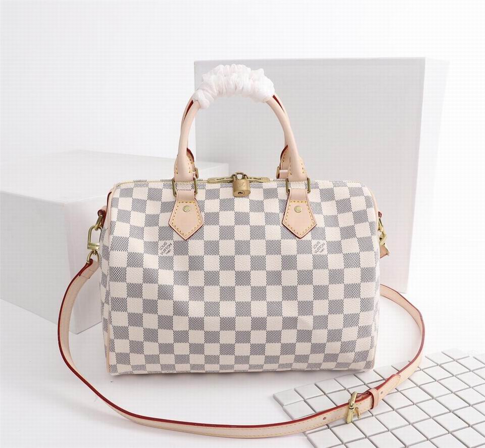 Wholesale Cheap Louis Vuitton Speedy 30 Damier Ebene Tote Shoulder Bags for Sale