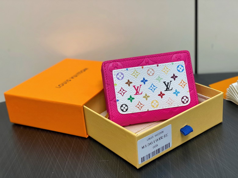 Wholesale AAA Louis Vuitton x Takashi Portefeuille Claire Mini Wallet for Sale