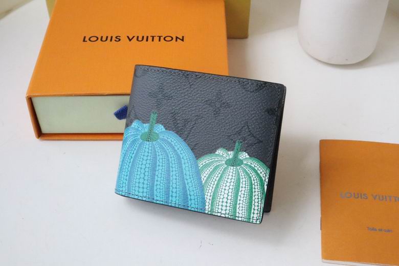 LV x YK Monogram Eclipse Canvas Marco Wallet M82101