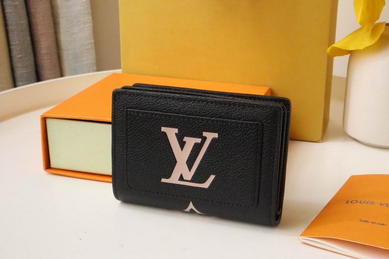 LV Monogram Empreinte Leather Women Cléa Wallet M82370