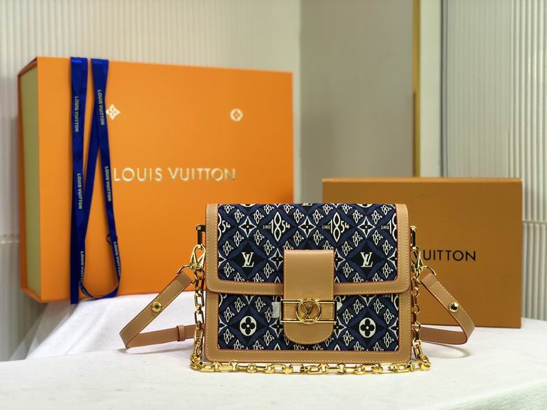 Wholesale Cheap Louis Vuitton Dauphine Chain Wallet bags for Sale