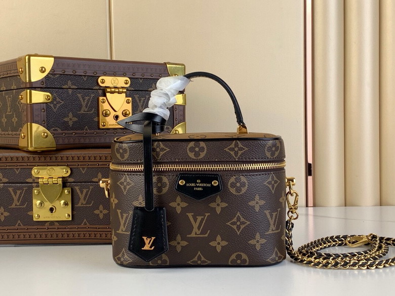 Wholesale High quality AAA Louis Vuitton Vanity PM Monogram Reverse Canvas m47128 bags for Sale