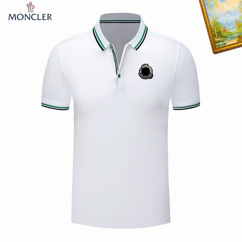 Wholesale Cheap M.oncler Short Sleeve Lapel T Shirts for Sale