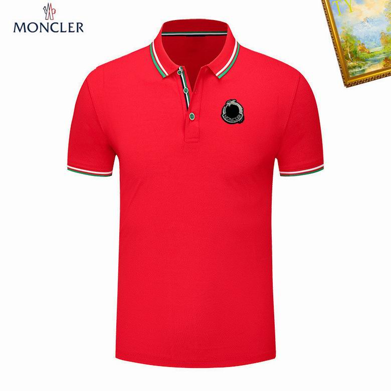 Wholesale Cheap M.oncler Short Sleeve Lapel T Shirts for Sale
