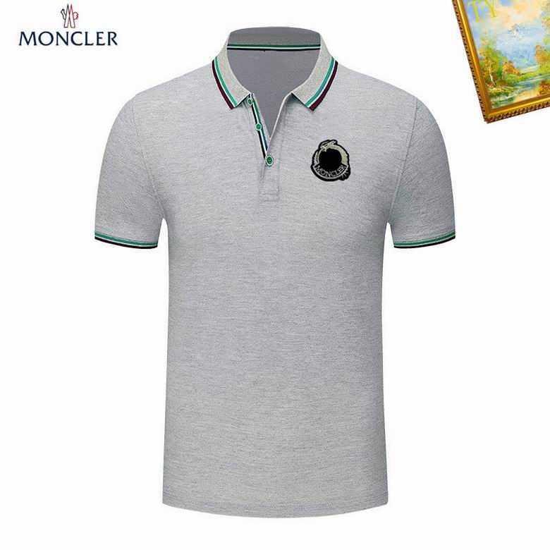 Wholesale Cheap M.oncler Short Sleeve Lapel T Shirts for Sale