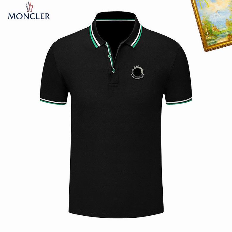 Wholesale Cheap M.oncler Short Sleeve Lapel T Shirts for Sale