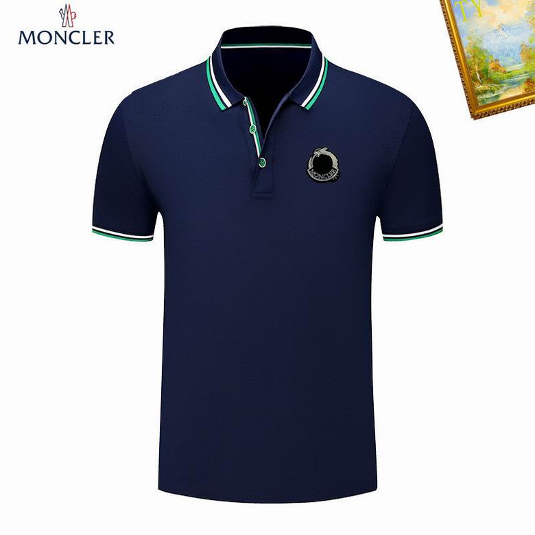 Wholesale Cheap M.oncler Short Sleeve Lapel T Shirts for Sale