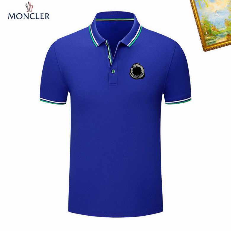 Wholesale Cheap M.oncler Short Sleeve Lapel T Shirts for Sale