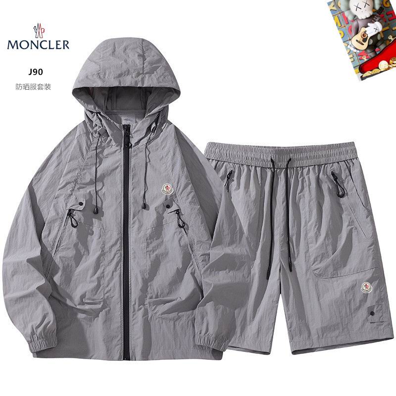 Wholesale High-quality M.oncler Designer Hooded Jackets set Shorts for sale