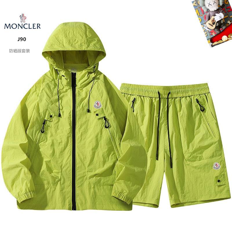 Wholesale High-quality M.oncler Designer Hooded Jackets set Shorts for sale