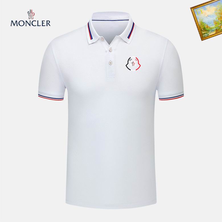 Wholesale Cheap M.oncler Short Sleeve Lapel T Shirts for Sale