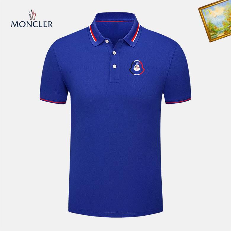 Wholesale Cheap M.oncler Short Sleeve Lapel T Shirts for Sale