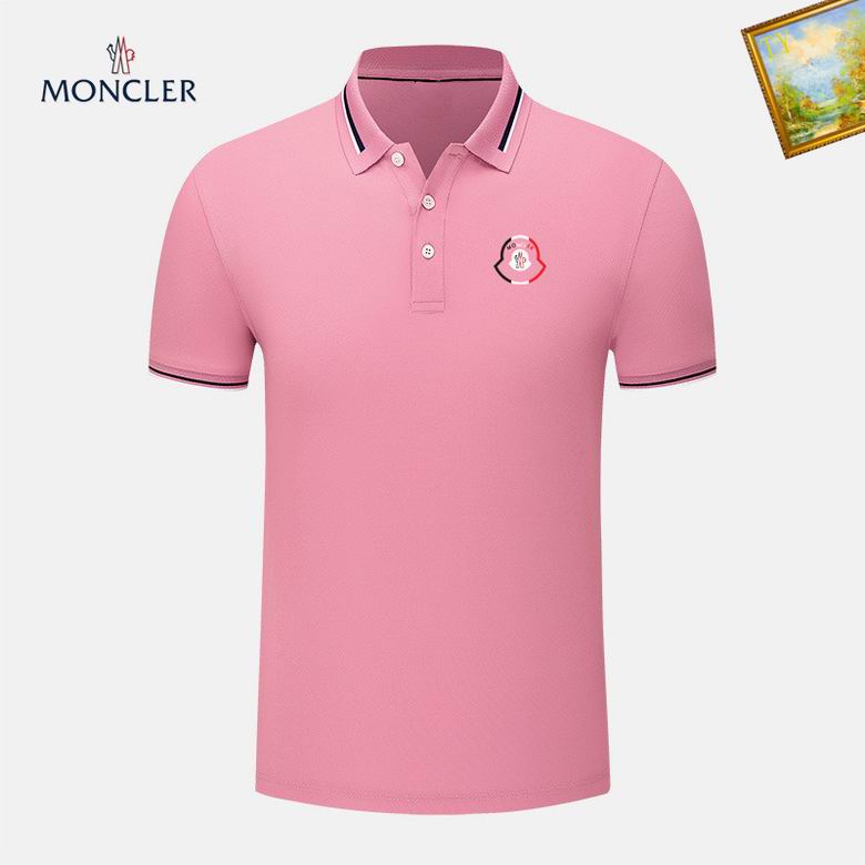 Wholesale Cheap M.oncler Short Sleeve Lapel T Shirts for Sale