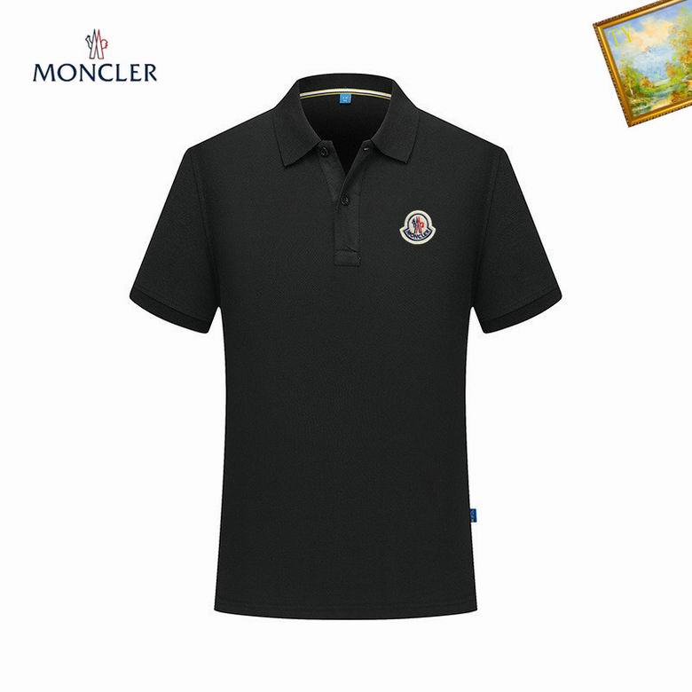 Wholesale Cheap M.oncler Short Sleeve Lapel T Shirts for Sale