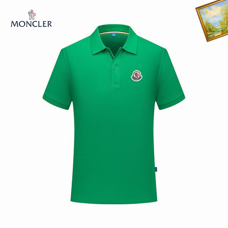 Wholesale Cheap M.oncler Short Sleeve Lapel T Shirts for Sale