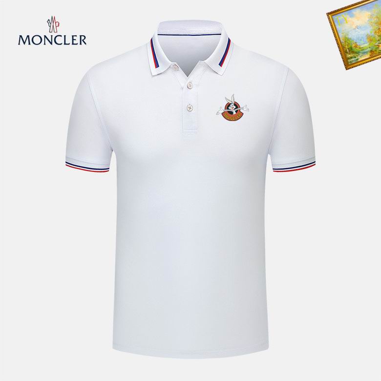 Wholesale Cheap M.oncler Short Sleeve Lapel T Shirts for Sale