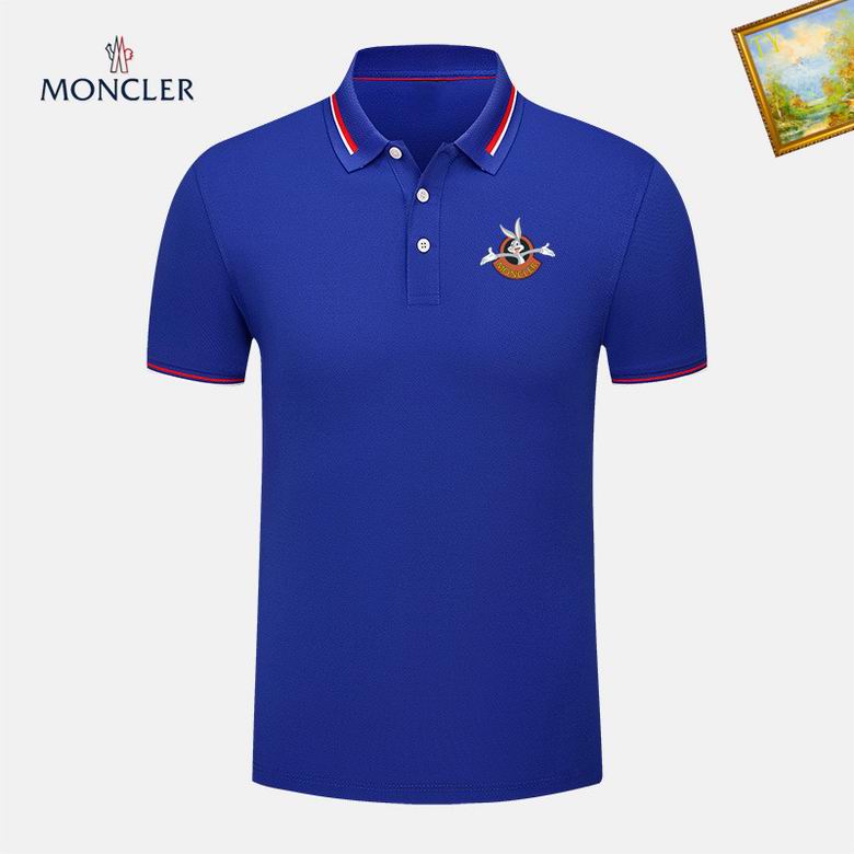 Wholesale Cheap M.oncler Short Sleeve Lapel T Shirts for Sale