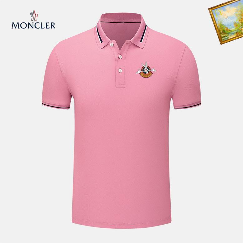 Wholesale Cheap M.oncler Short Sleeve Lapel T Shirts for Sale