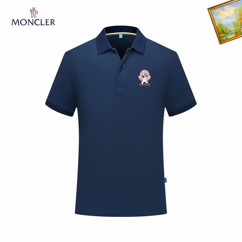 Wholesale Cheap M.oncler Short Sleeve Lapel T Shirts for Sale