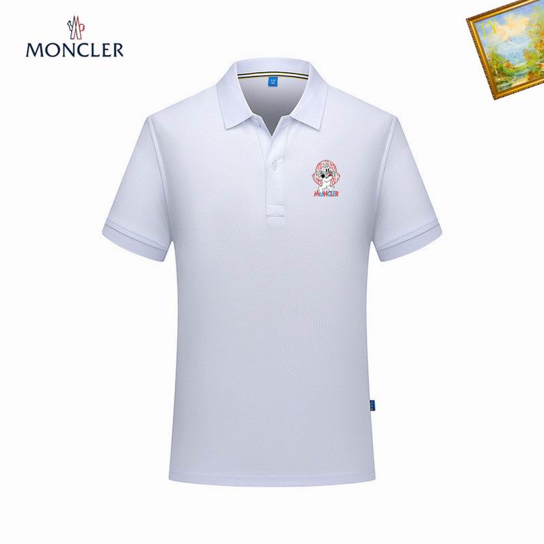 Wholesale Cheap M.oncler Short Sleeve Lapel T Shirts for Sale