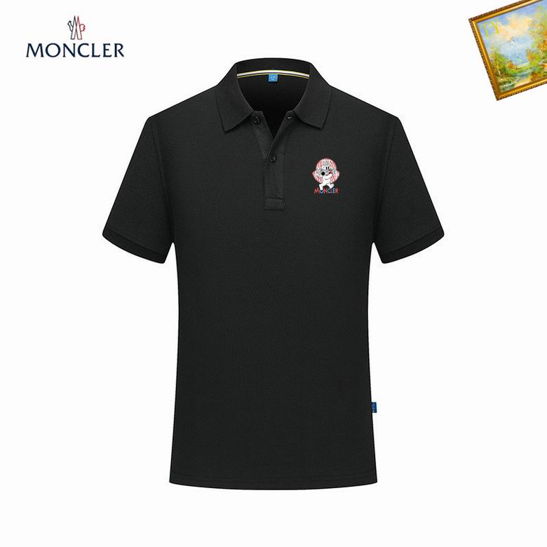 Wholesale Cheap M.oncler Short Sleeve Lapel T Shirts for Sale