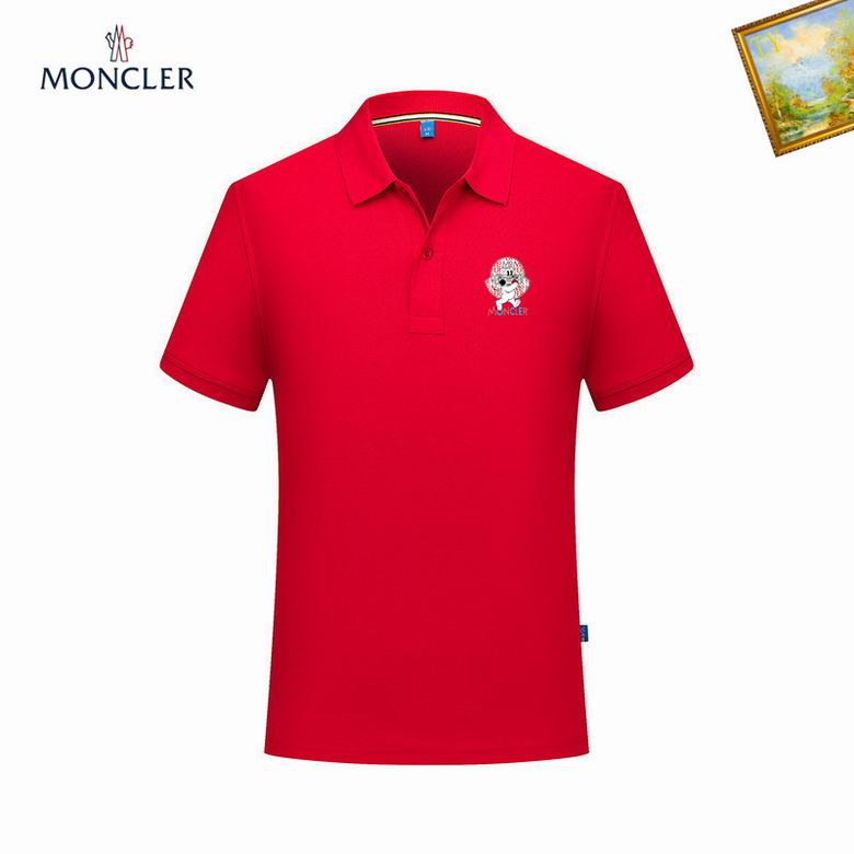 Wholesale Cheap M.oncler Short Sleeve Lapel T Shirts for Sale