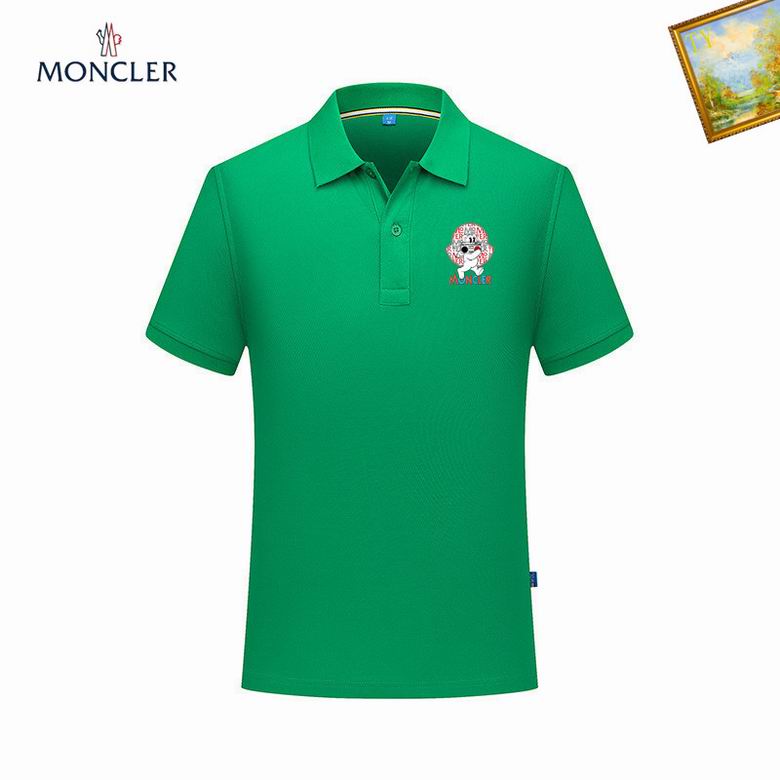 Wholesale Cheap M.oncler Short Sleeve Lapel T Shirts for Sale