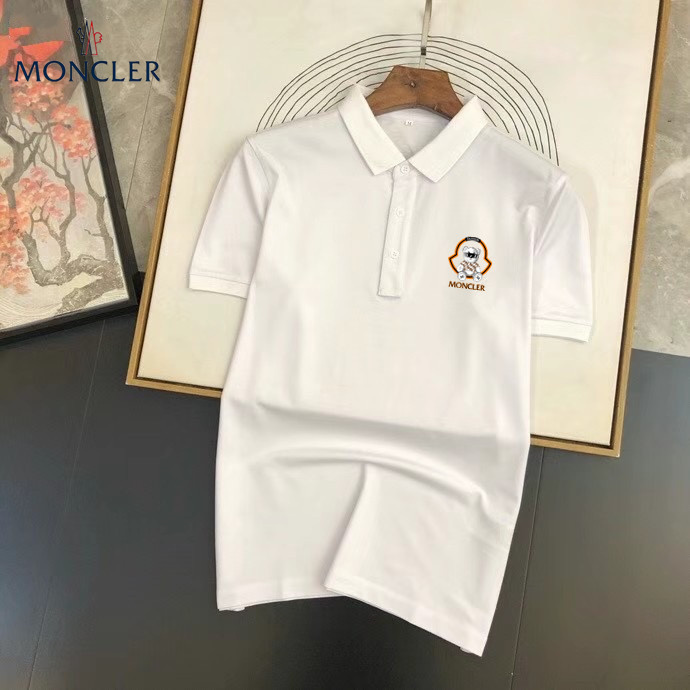 Wholesale Cheap M.oncler Short Sleeve Lapel T Shirts for Sale